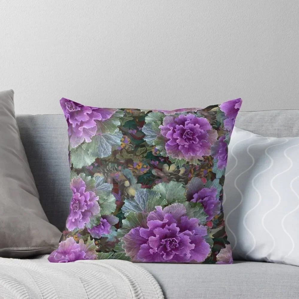 ORNAMENTAL CABBAGE Throw Pillow Christmas Pillows pillow cover luxury pillow