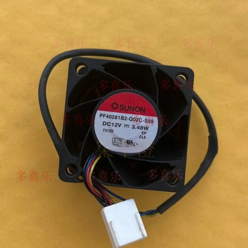 

EE 1pcs for SUNON PF40281B2-Q02C-S99 4cm 4028 12V 3.48W power cooling fan 4pin
