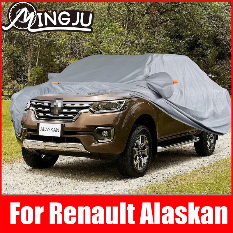 Exterior Car Cover Outdoor Protection Full Car Covers Snow Cover Sunshade Waterproof Dustproof for Renault Alaskan Accessories