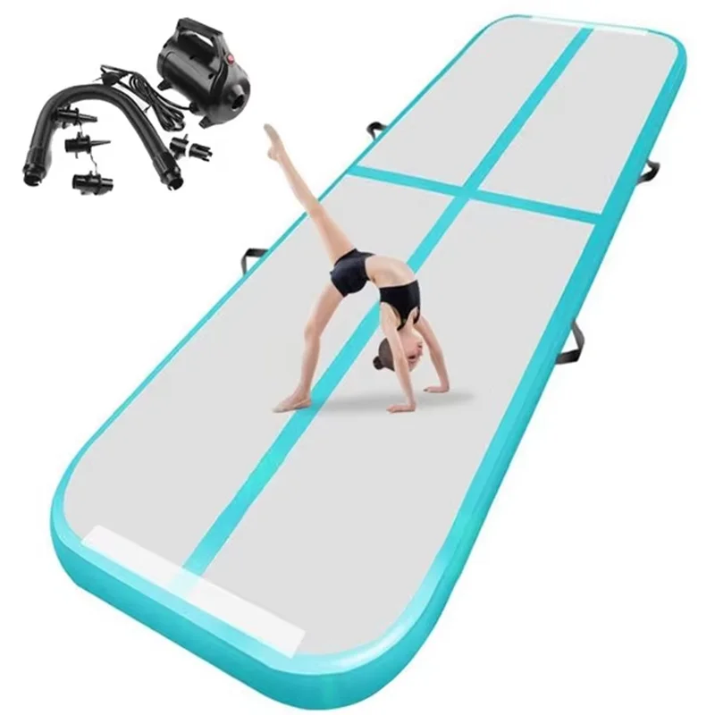 Air Track 10 m Blau Aufblasbare Gymnastik Airtrack Boden Tumbling Air Track Für Kinder Kostenlose Eine Pumpe Heißer Verkauf