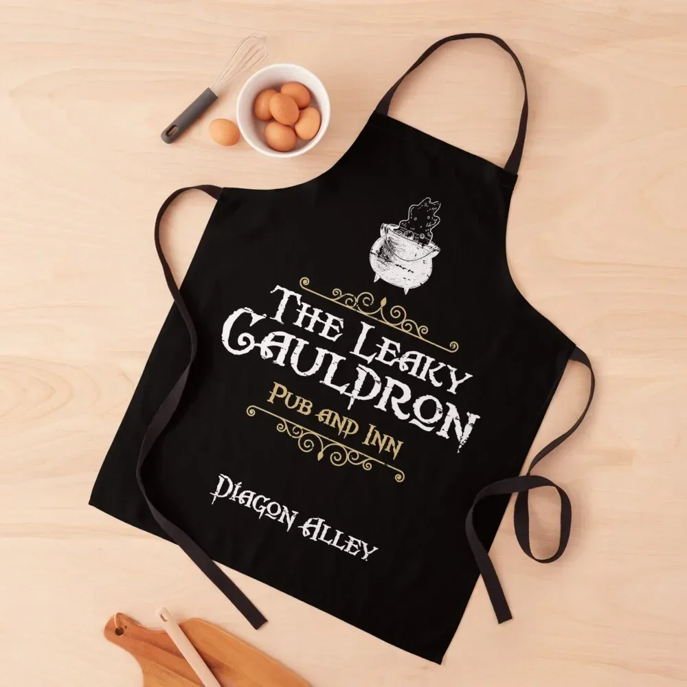 

The Leaky Cauldron Pub and Inn Apron Kitchen Man Household Items For Women Apron