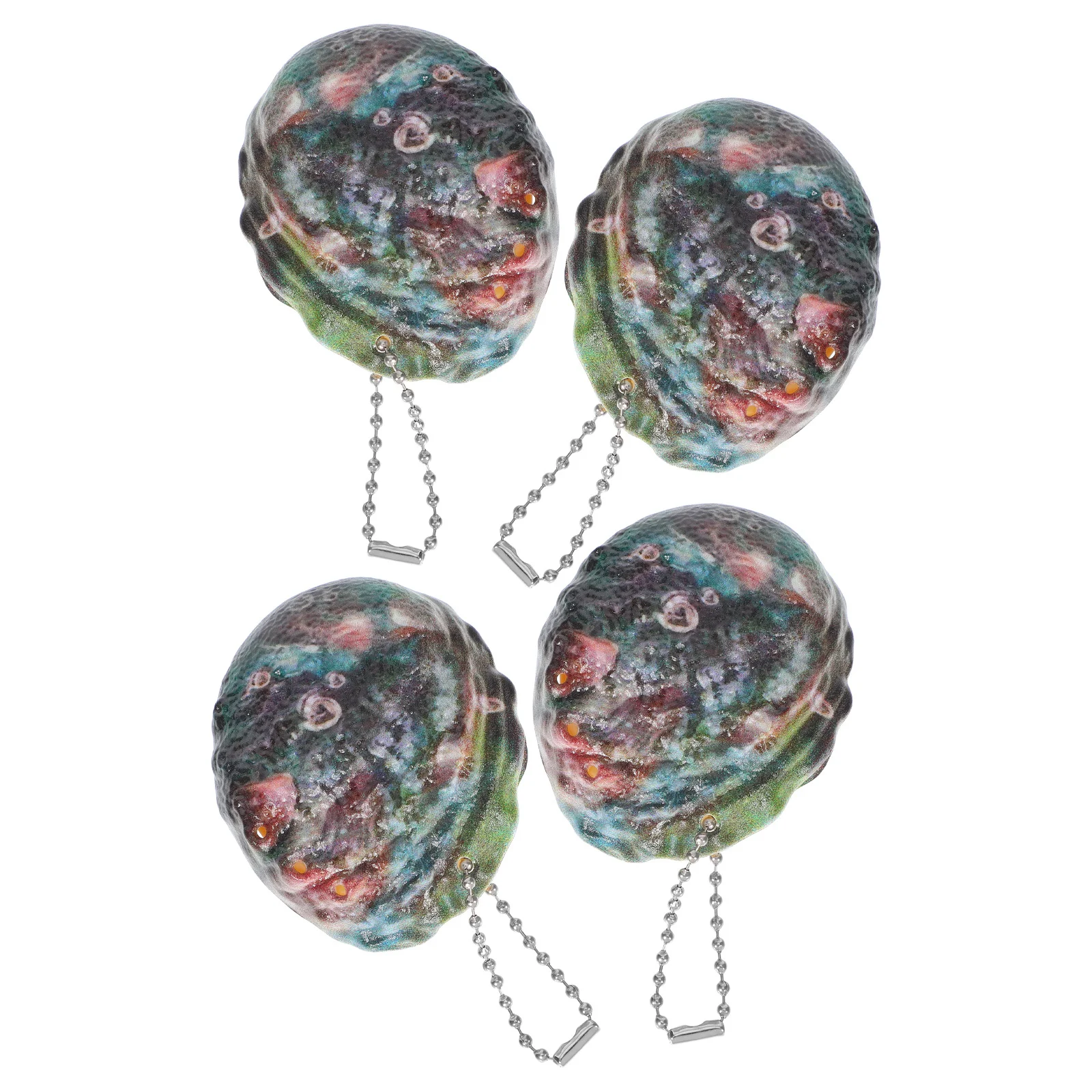 Pistola de agua de concha de abulón, diseño único, ligera, para piscina al aire libre, diversión en la playa, juguete de agua de concha de abulón falso, 4 Uds.