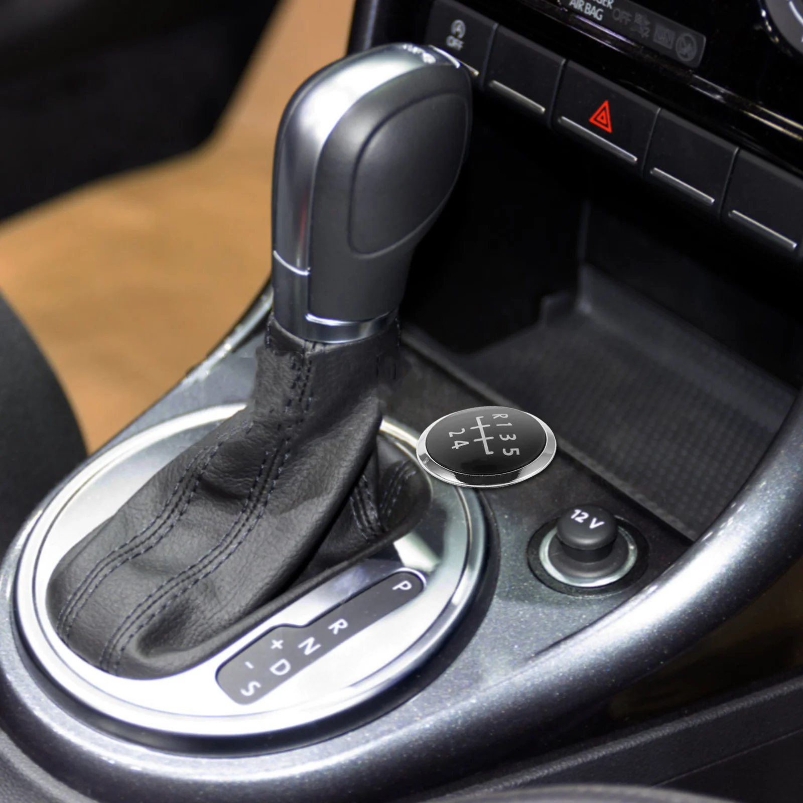 

Car Gear Shift Knob Cover Manual 5-Speed Protective Plastic Cap Reliable Fit for Volkswagen T5 Automotive Gear Lever Shifter