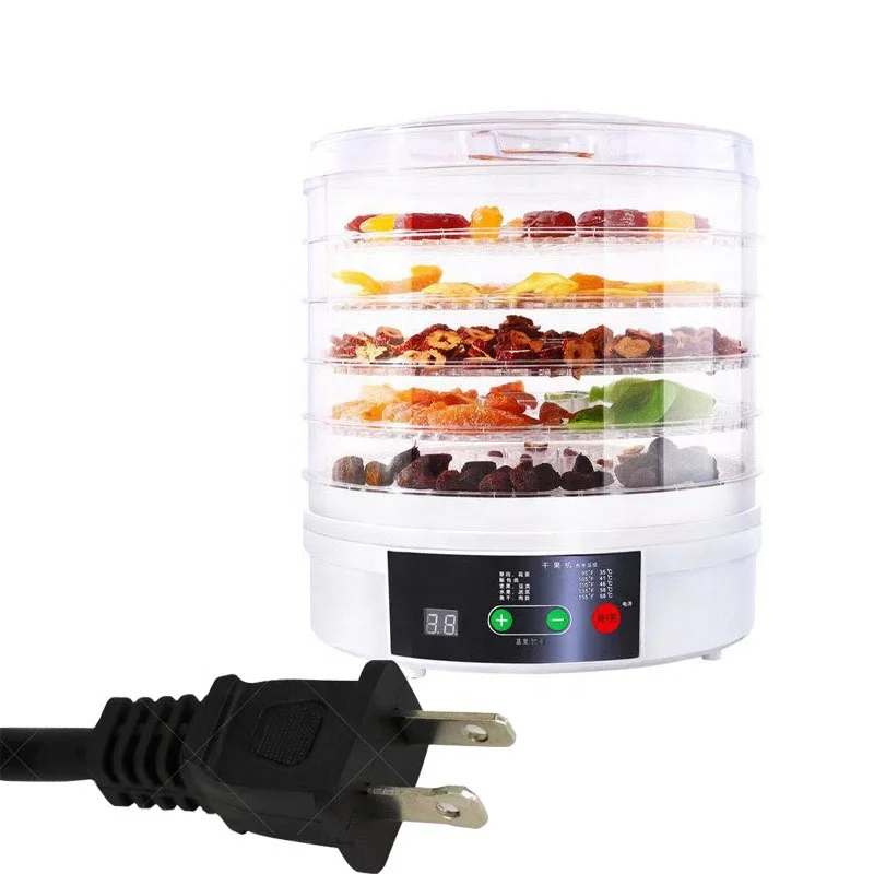 مجفف الطعام الساخن، مجفف كهربائي، مؤقت رقمي وتحكم في درجة الحرارة
