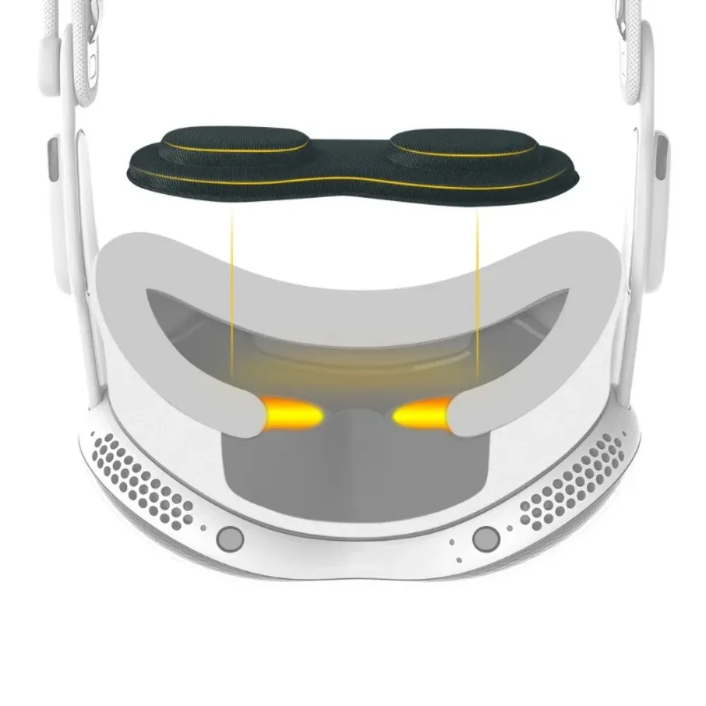 Almohadilla Ocular Bloqueadora de Luz Compatible con Apple Vision Pro MR, Esponja de Sombreado para Auriculares, Accesorios de C
