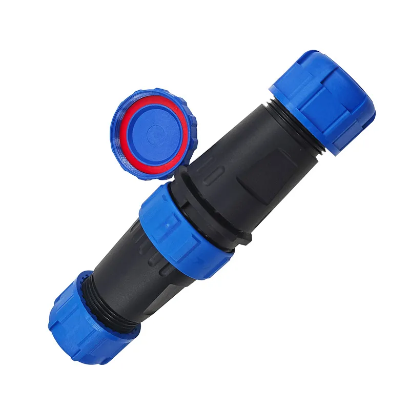 SP28 Waterproof Docking Connector Set - IP68 Various Pin Sizes 2/3/4/5/6/7/8/9/10/12/14/16/19/22/24/26Pin Tin lead welding pins