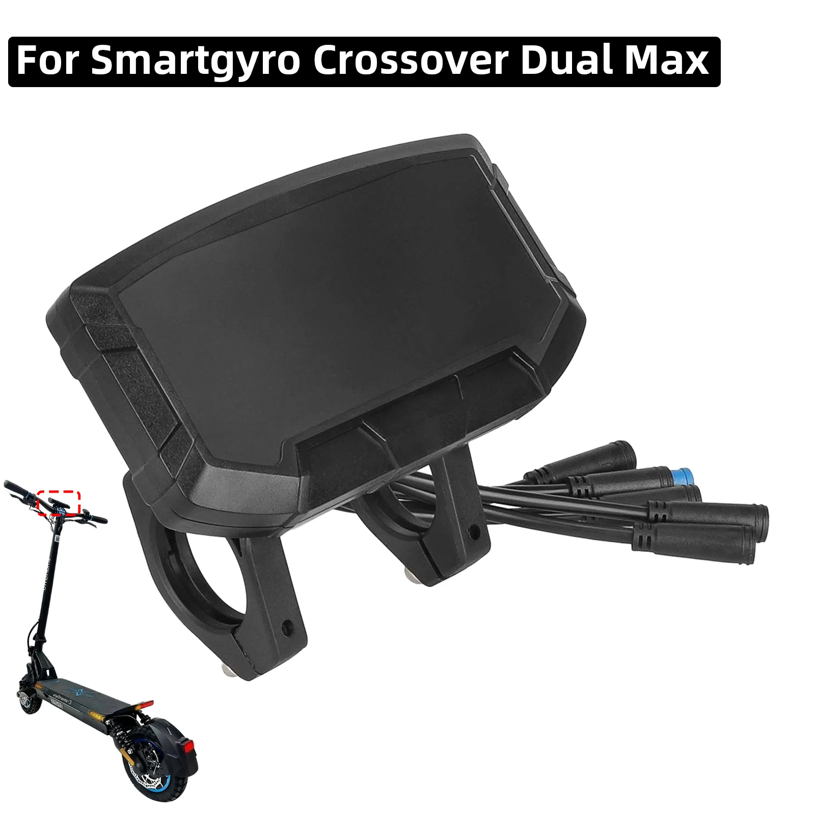 

Оригинальный дисплей для электрического скутера для Smartgyro Crossover, двойной макс. светодиодный дисплей, измеритель скорости, аккумулятор, головный светильник, детали дисплея