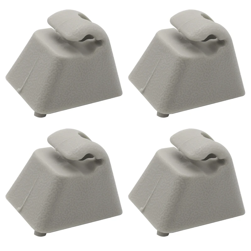 4X Beige Sunshade Holder Fix Clip Holder Hanger For Vauxhall CORSA ASTRA VECTRA TIGRA VIVARO