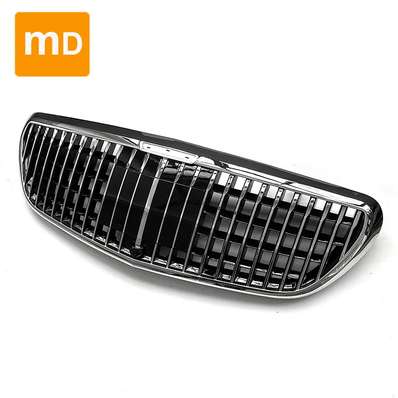 Glossy Black Radiator Grilles For 2016-2020 Mercedes Benz E-Class W213 Modified Maybach Hood Car Accessories Bumpers Guard