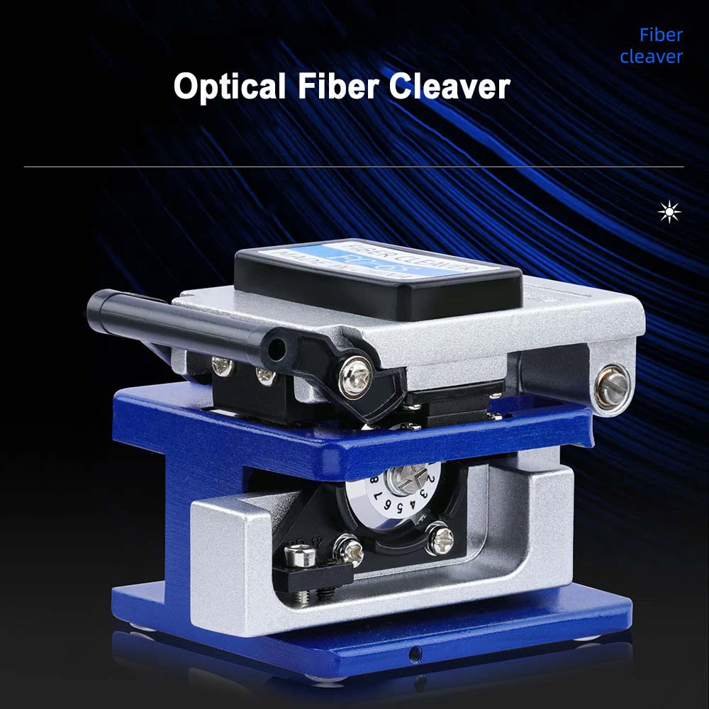 FTTH Fiber Cutter 12 Surface-Blades Optical Fiber Cable Cutting Tool Knife FC6S Fiber Cleaver