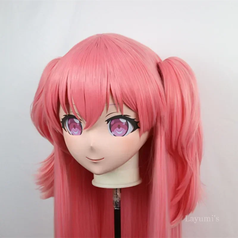 (B127) Customized Lifesize Mask Crossdressing with Backshell Silicone Anime Momoi Airi Kigurumi Mask Cosplay