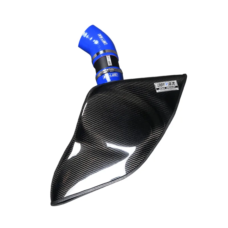 

EDDYSTAR Improve Power Carbon Fiber Air Intake Filter Kit Air Filter Box Cold Air Intake Kit Bellows System Part