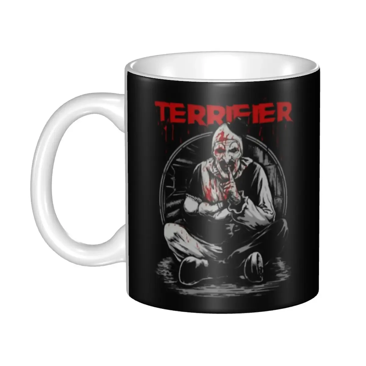 Halloween Horror Movie Terrifiers Coffee Mugs DIY Customized Ceramic Mug Cup Creative Gift