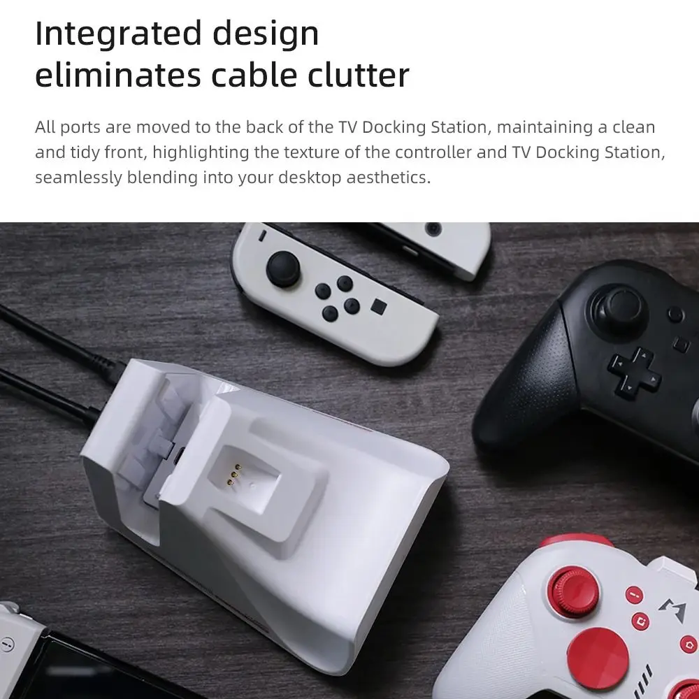 Universal HDMI Charging Dock 4K 100W Game Controller Charging TV Mode Gamepad Charging Cradle