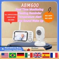 ABM600 Baby Monitor 3.5 Inch Baby Monitor Camera LCD 2.4G Mother Kid Two-way Audio Babysitter Surveillance Camera Video Radio