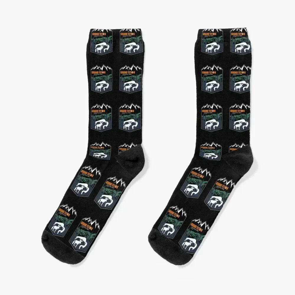 GRAND TETON NATIONAL PARK Socks Stockings man Men's Mens Socks Women's