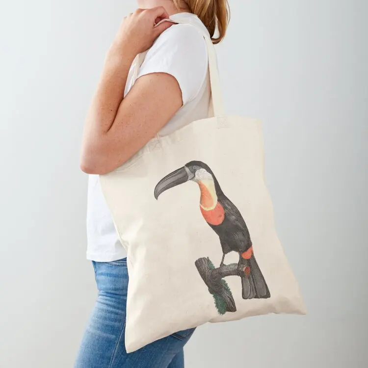 

Toucan, tropical bird Tote Bag Lady bag Canvas shoulder bag Women's shopper sac pour femme