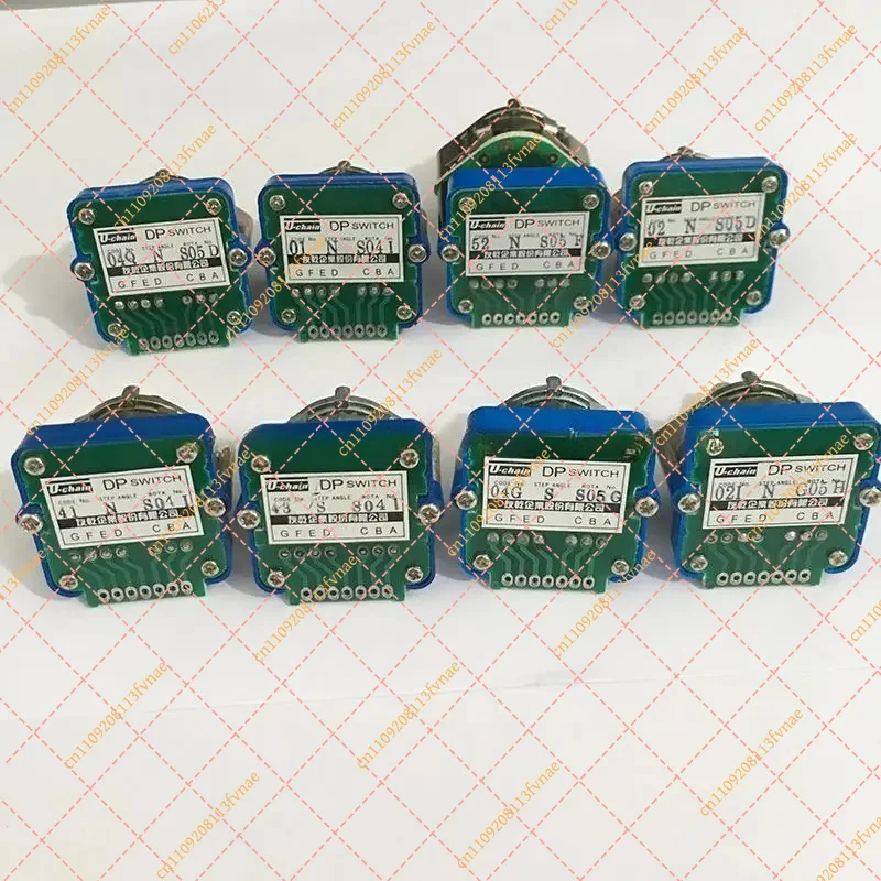U-Chain DP Series Digital Code Rotary Switch | CNC Panel Knob Selector (Multiple Models Available)
