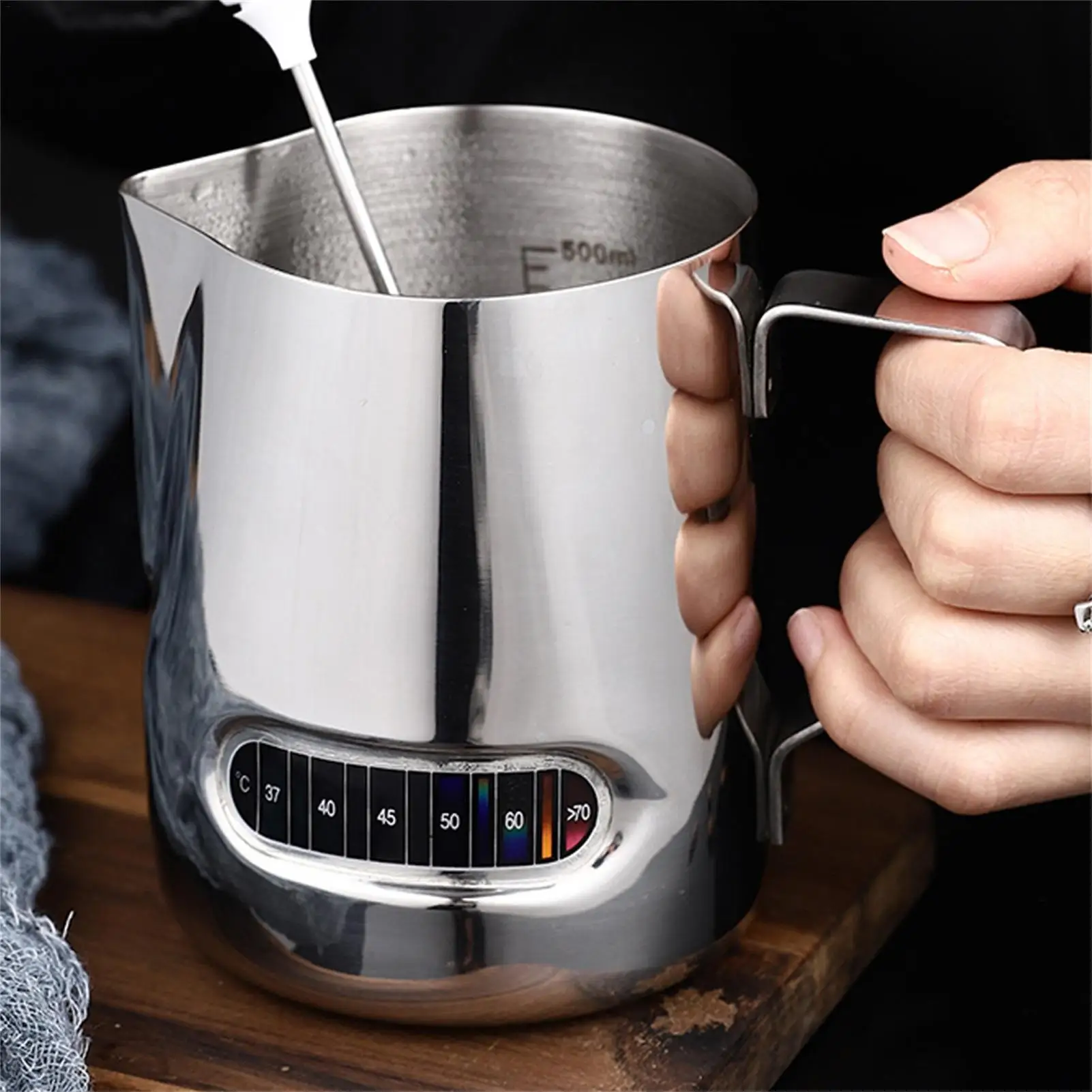 Waterproof Cup Wall Liquid Temperature Tester Milk Water Coffee Food Thermometer Discoloration Sticker For Home Kitchen Indoor