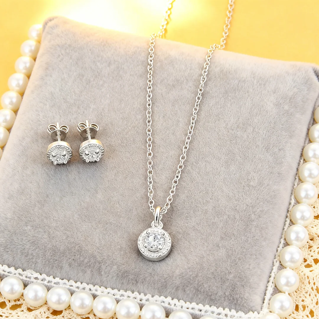 

Новые популярные ожерелья из стерлингового серебра 925 пробы с благородными кристаллами, серьги для женщин, модные комплекты ювелирных украшений, свадебные аксессуары, подарки для вечеринок