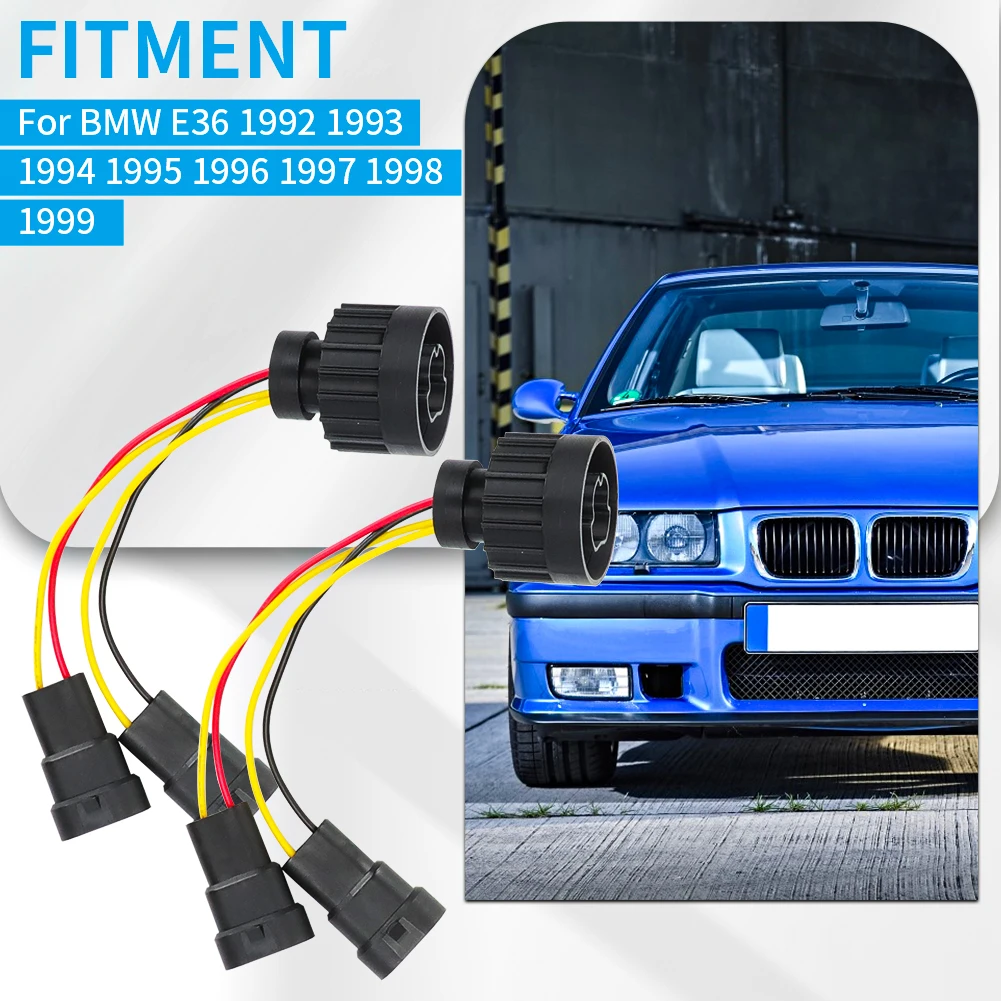 Auto-Scheinwerfer-Adapter-Kabelbaum-Paar für BMW 3er Serie E36 Bosch ZKW Depo DJ Auto Hella Euro-Stecker-Umwandlungsanschluss – Detail 4