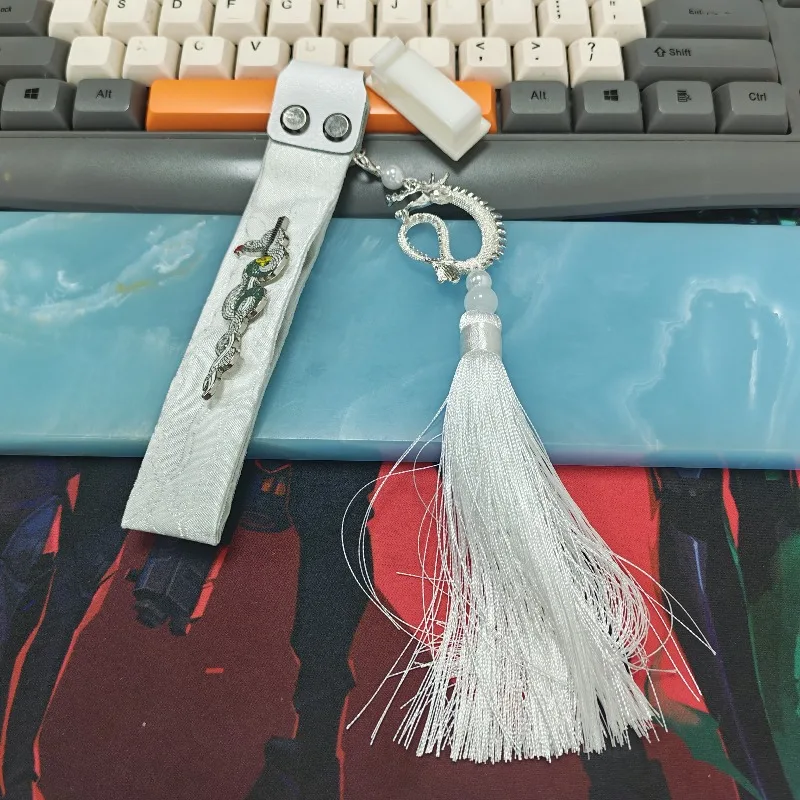 Chinese Retro Style WootingStrap Custom Personal Anime Butterfly RibbonKeyboard Decor  Y2K Accessory ATK Lootingmade Universal