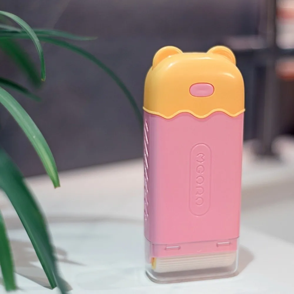 

2PCS Portable Plastic Little Bear Soap Box Pink Waterproof Soap Bubble Box Soap Holder Self Foaming Soap Box Bathroom