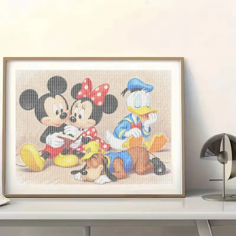 1 шт., комплект алмазной живописи Disney Friends 5D Full Drill, Микки Маус, Минни Дональд Дак Плутон, мультфильм, сделай сам, драгоценный камень, искусство для детей и взрослых