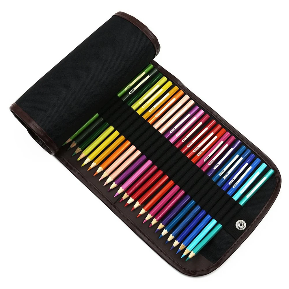 CYGJ-2X 48 Canvas Colored Pencil Wrap / Roll Up Pencil Case / Colored Pencil Case / Bags / Pouches For School Office Art