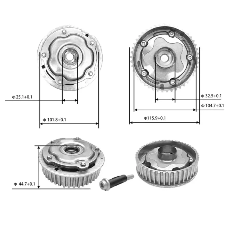 Engrenage de came d\'arbre à cames de synchronisation de moteur d\'accès d\'admission, Chevrolet Aveo Cruze Sonic Opel SachAstra, 55567048, 55568386,