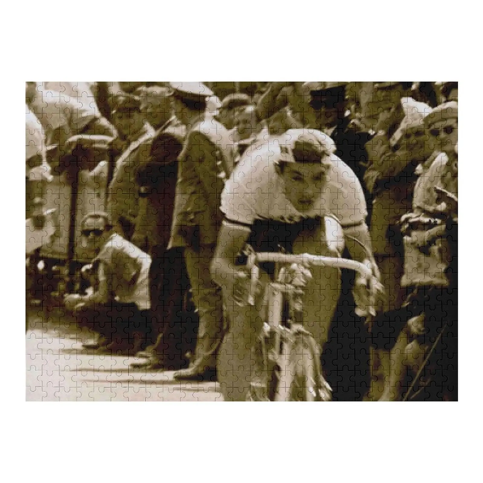 

GIRO d ITALIA: Vintage 1968 Eddie Merckx Victory Print Jigsaw Puzzle Custom Gift Custom Wooden Gift Puzzle