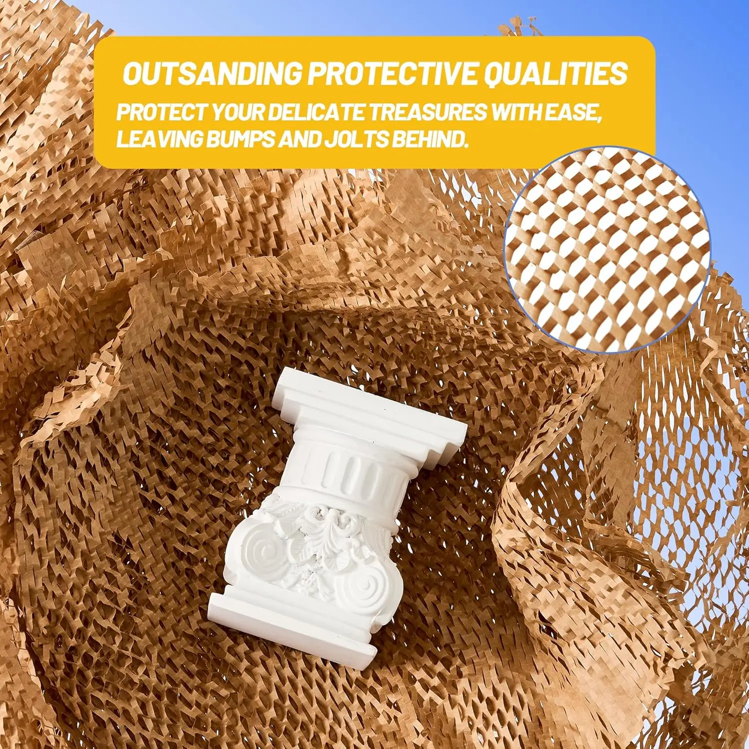  15"x800'-Bubble Wrap Substitute Alternative for Shipping, Moving Supplies, Small Business