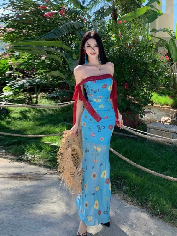 

Пляжная юбка-накидка с принтом, на одно плечо, красивая, легкая, дышащая, из мягкой ткани, без...