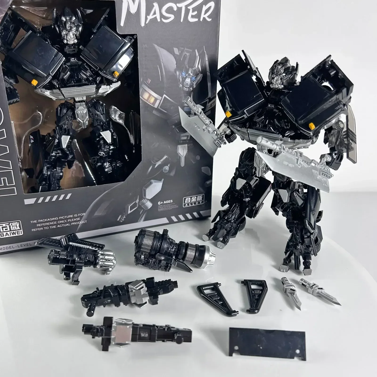 ในสต็อก BAIWEI TW-1026 Transformation Ironhide Weaponeer KO SS14 SS-14 อาวุธ Expert รถบรรทุก Action Figure หุ่นยนต์ของเล่นคอลเลกชัน