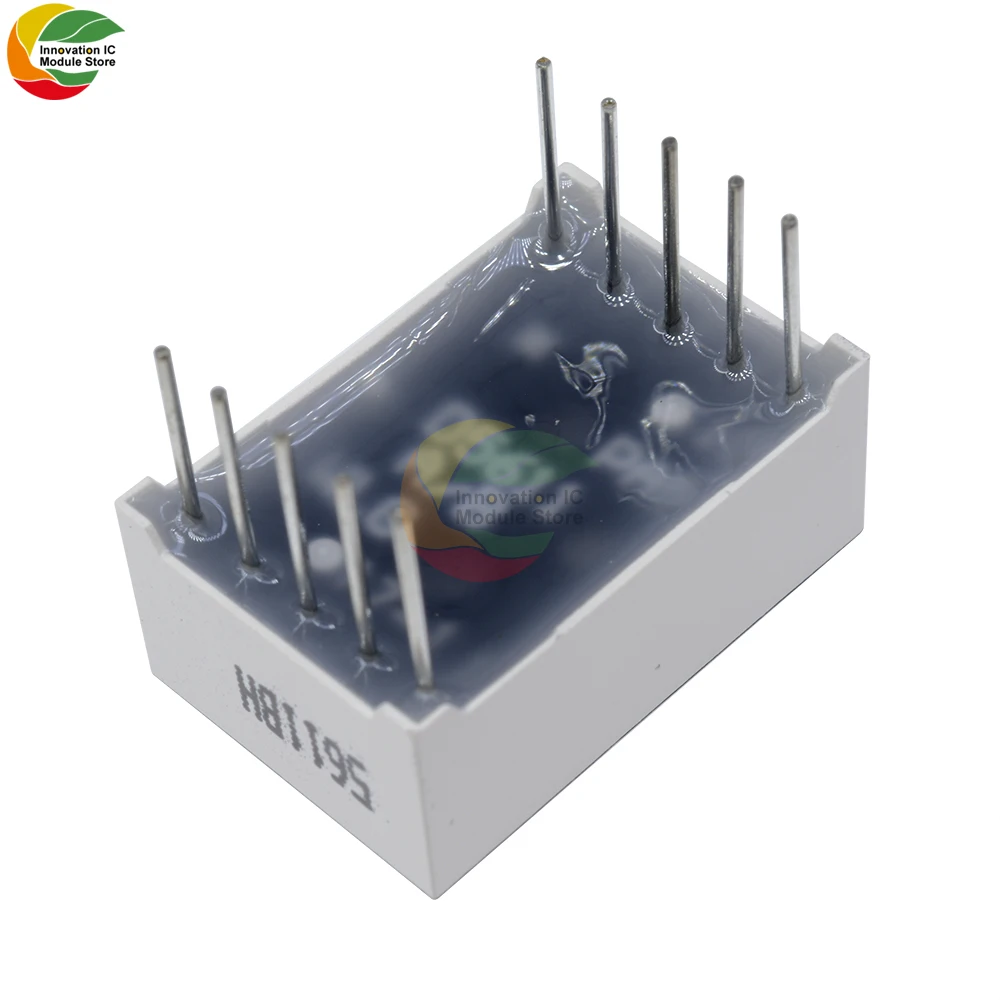 5 قطعة 0.56 بوصة 10 دبابيس 1 بت أرقام 7 قطعة اليشم الأخضر LED شاشة ديجيتال Digitron الأنود المشترك الكاثود #2