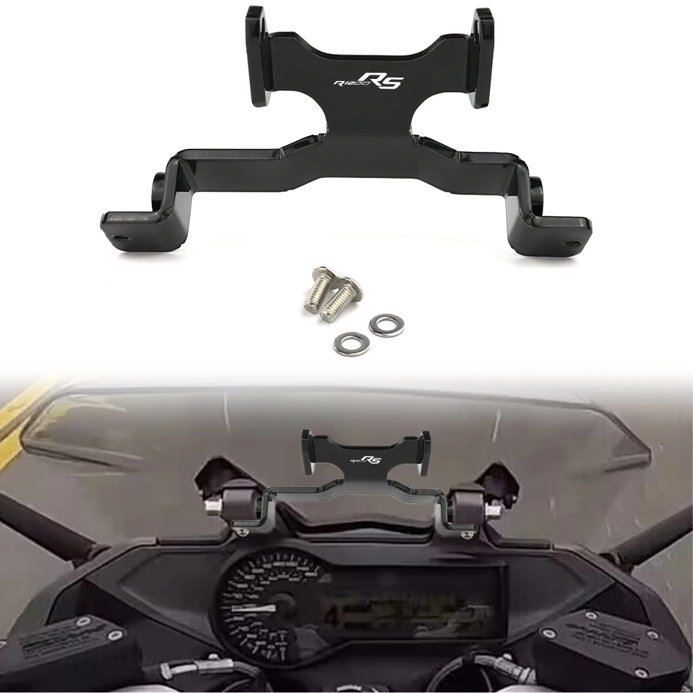 

GPS Sat NAV Mount For BMW R1200RS 2014 2015 2016 2017 2018 R 1200 RS Motorcycle Raised Navigation Mount Navigator Relocation kit