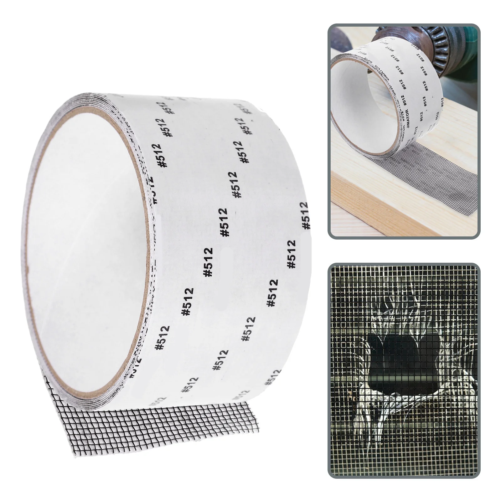 

5pcs 5 Rolls Self Adhesive Window Screen Repair Tape Mesh Patch For Holes Durable Outdoor Indoor Use Screen Repair Kit
