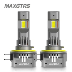 2Pcs H11B LED Headlight Bulb Low Beam High Beam 55W 26000LM 6000K White Fan All-in-one 12V Fit For Kia Hyundai Rondo 2007 2008