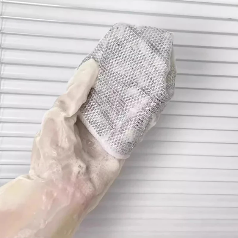 Multifunctional Non-Scratch Wire Dishcloth Wire Dishcloth Multipurpose Wire Dishwashing Rags Cleaning Cloth Magic Dish Towel