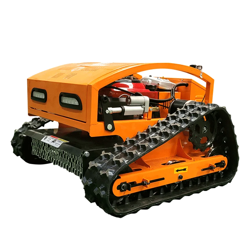 AWY550 225CC Mini Crawler ATV Lawn Mower Single Cylinder Grass Cutter for Orchards Fast Charging AI Smart Robot
