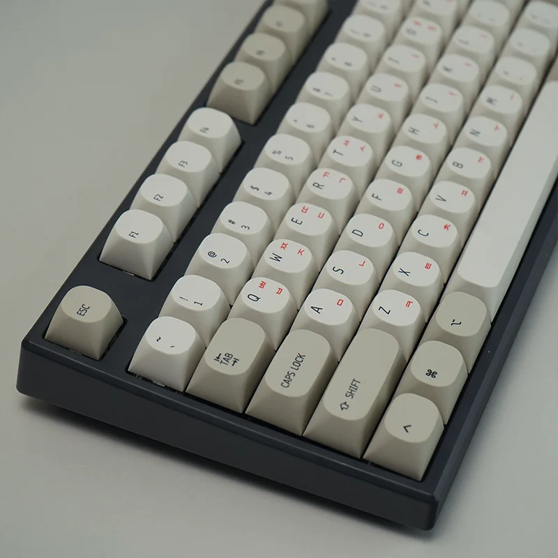 NPKC Retro 131 tasti Copritasti coreani Profilo MA PBT Copritasti giapponesi per Cherry MX Switch Tastiera meccanica Copritasto