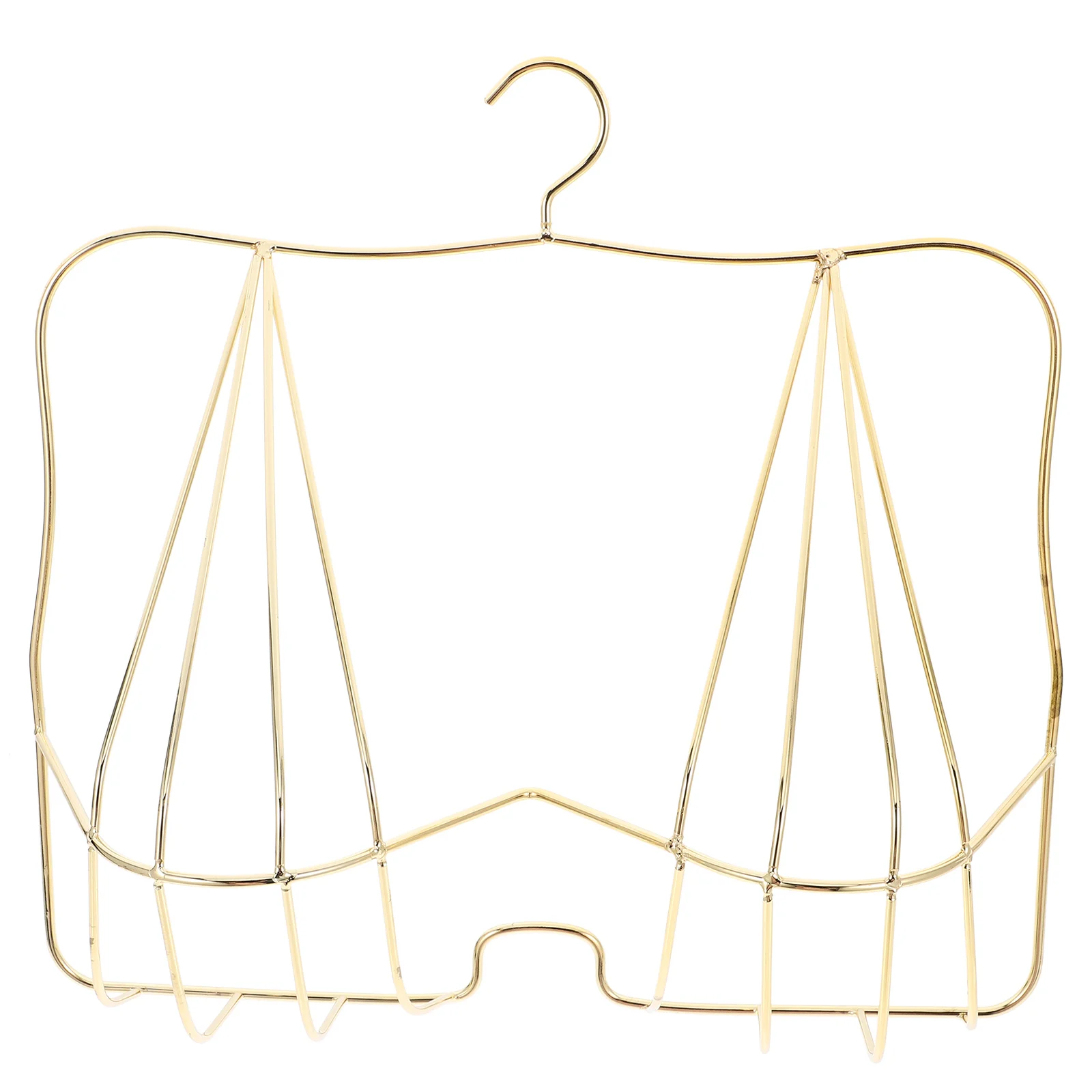 

Golden Bra Mannequin Wire Hanger Bra Display Holder for Shop Retail Iron Model Hanging Clothes Showcase Storage Solution