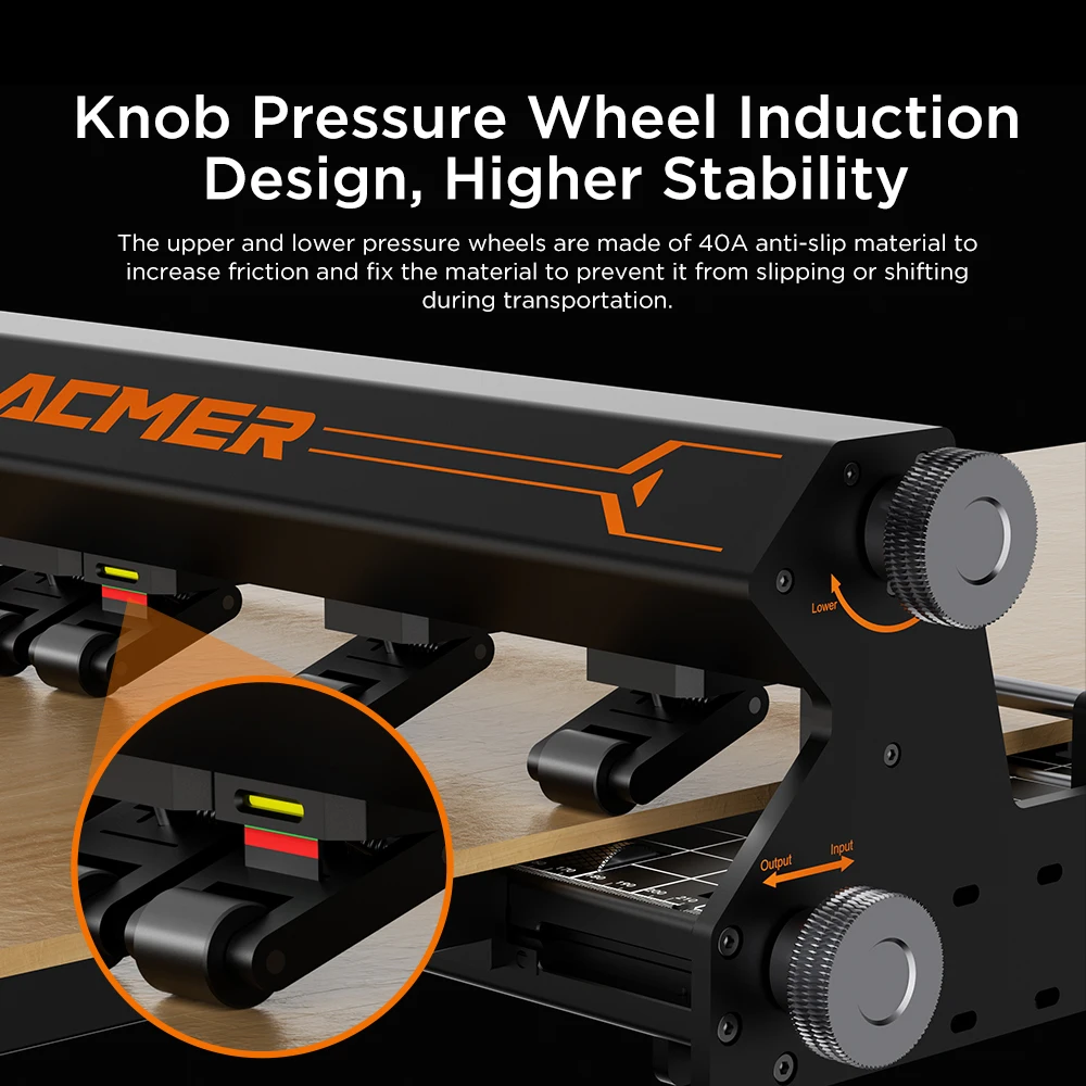 ACMER Auto Conveyor Feeder Unlimited Y-axis laser engraving and cutting Suitable for most desktop laser engraving machines