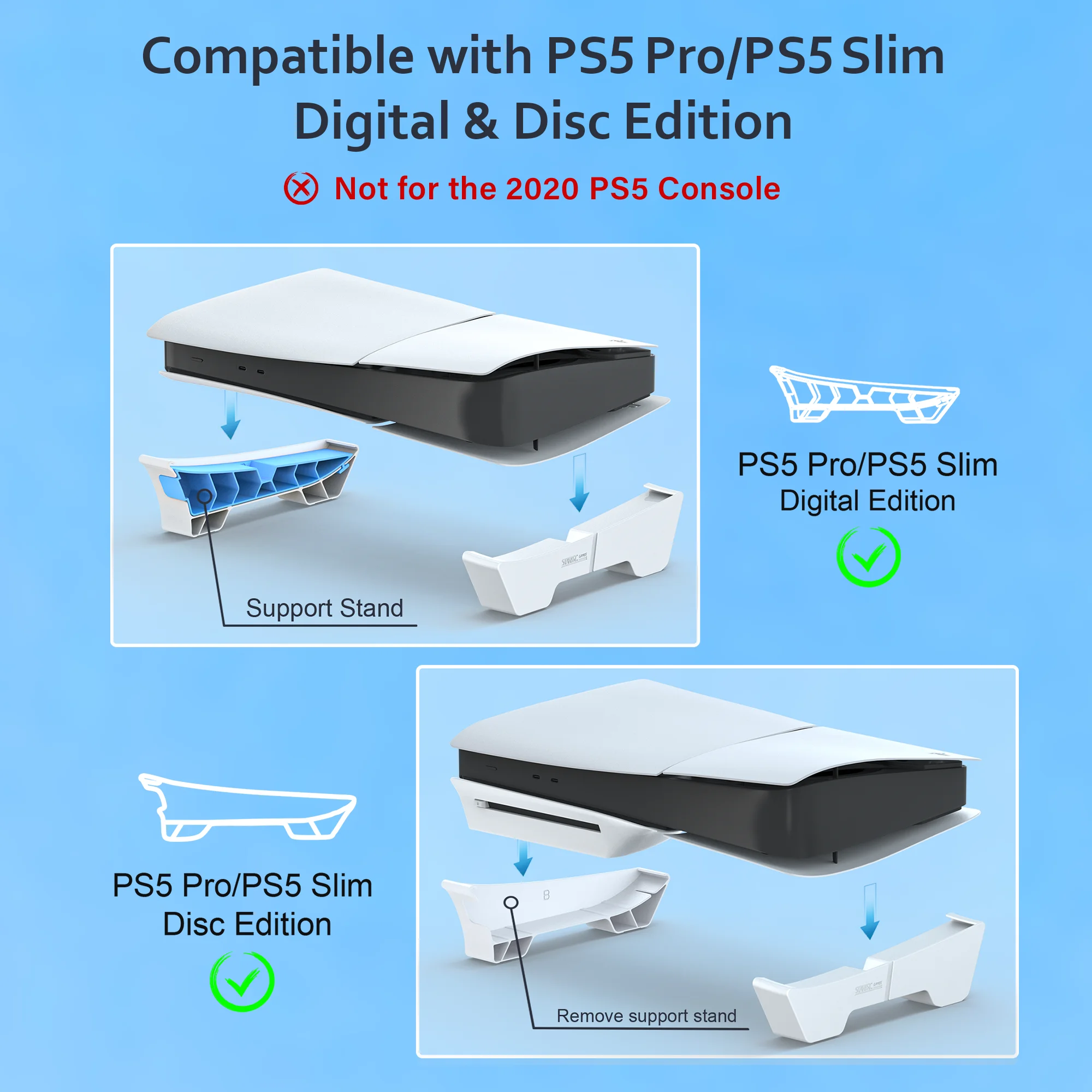 Thumbnail 3 - #32 Latest PS5 Horizontal Stand Offers