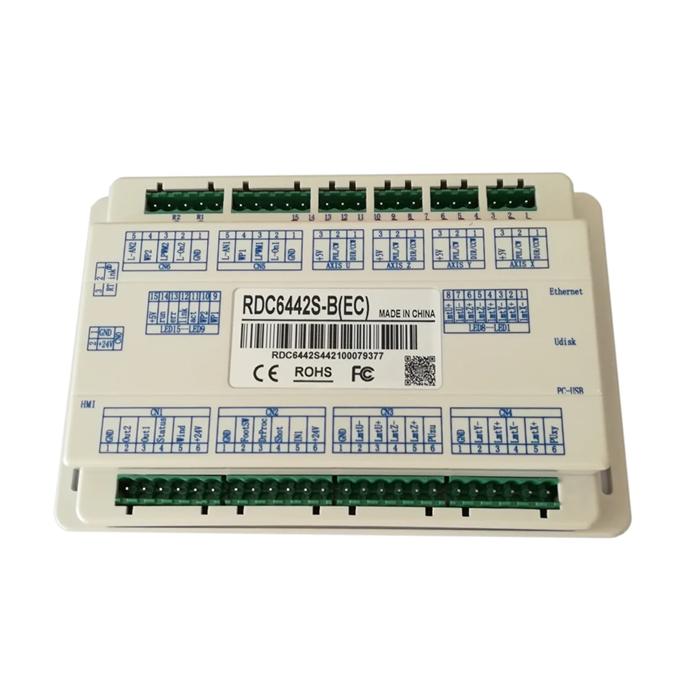 وحدة تحكم Ruida RDC6442G RDC6442S RDC6445G RDC644S DSP CO2 نظام التحكم بالليزر لآلة النقش والقطع بالليزر CO2