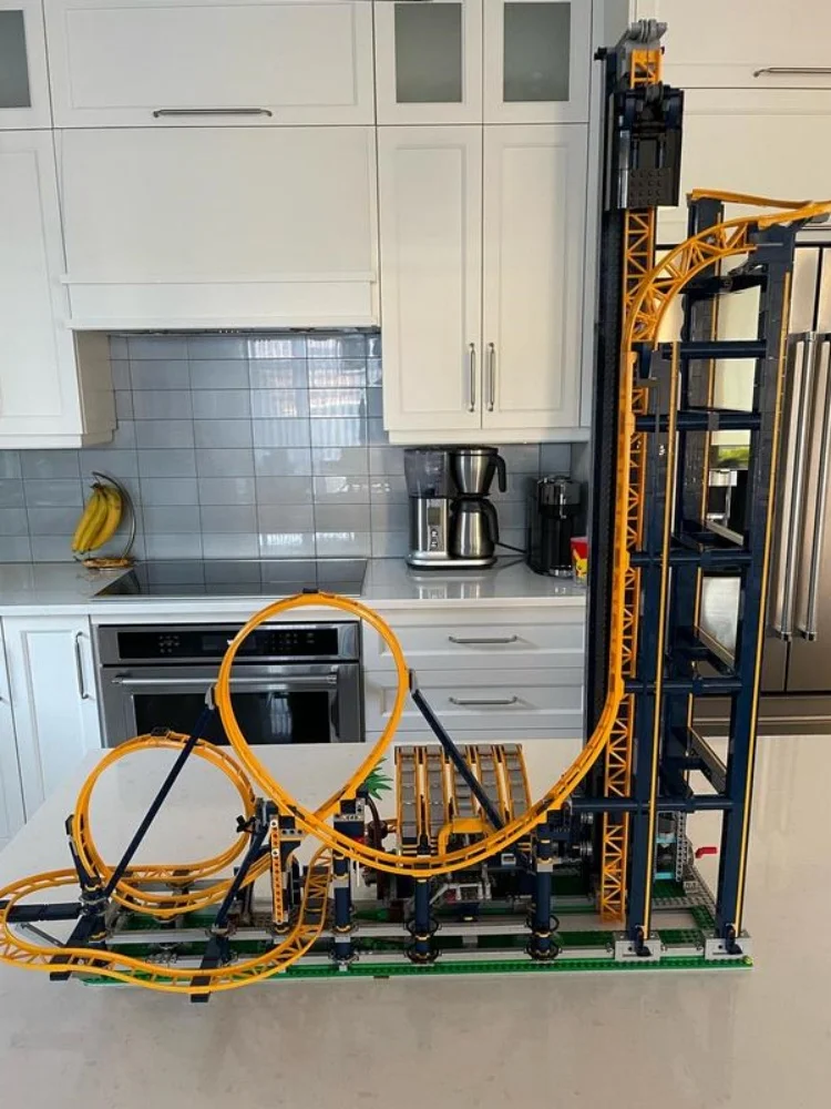 Image of Günstigste Loop Coaster Bausteine Kompatibel mit 3756 Teilen Kreatives Jahrmarktmodell Geburtstagsgeschenke für Teenager-Spielzeug