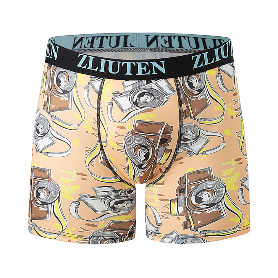 5/10er-Pack Multi-Size-Teenager für Erwachsene, Herren-Boyshort, Freizeit, Sport, Joker, elastische Taille, lange Herrenunterwäsche, kann Eltern-Ch sein – Detail 20
