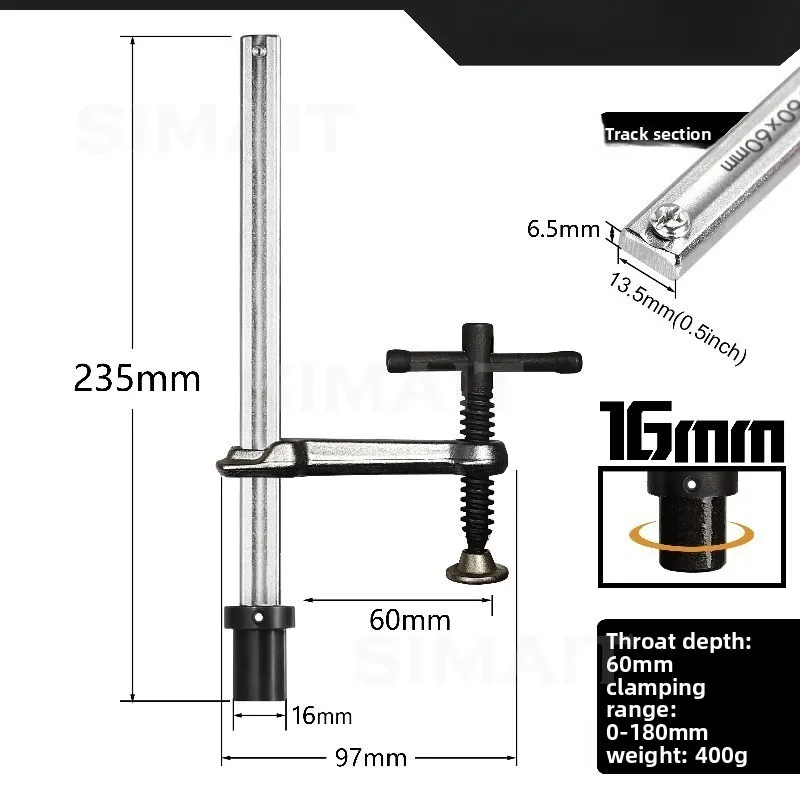 Ratchet F Clip, 3D Flexible Welding Platform, Quick Tooling Positioning Fixture, Woodworking Table Pressing Clip