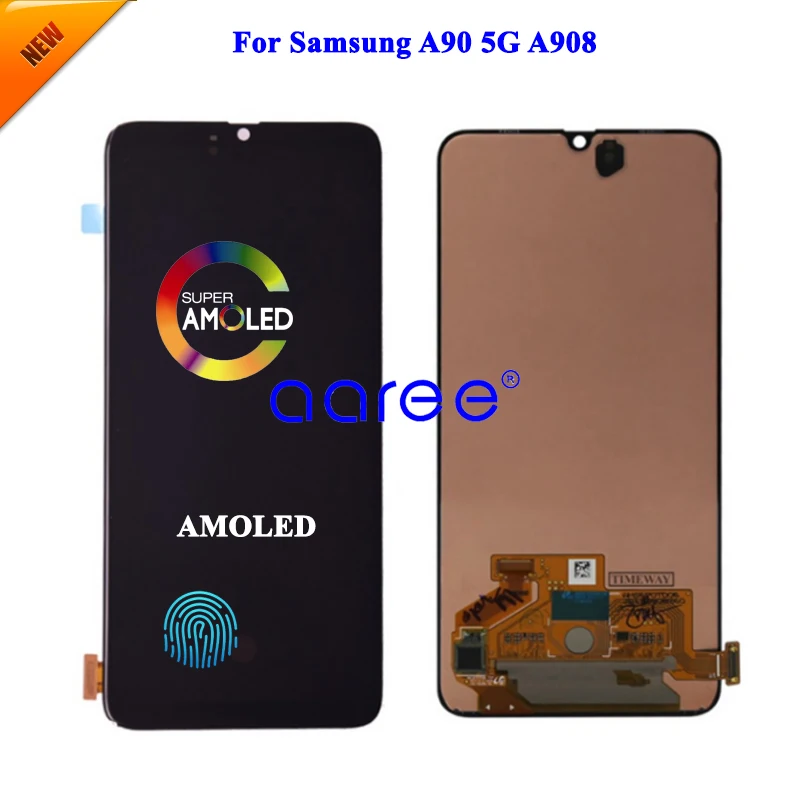 6.7' AMOMLED OLED LCD Screen For Samsung A90 5G LCD display For Samsung A90 5G A908 LCD Screen Touch Digitizer Assembly