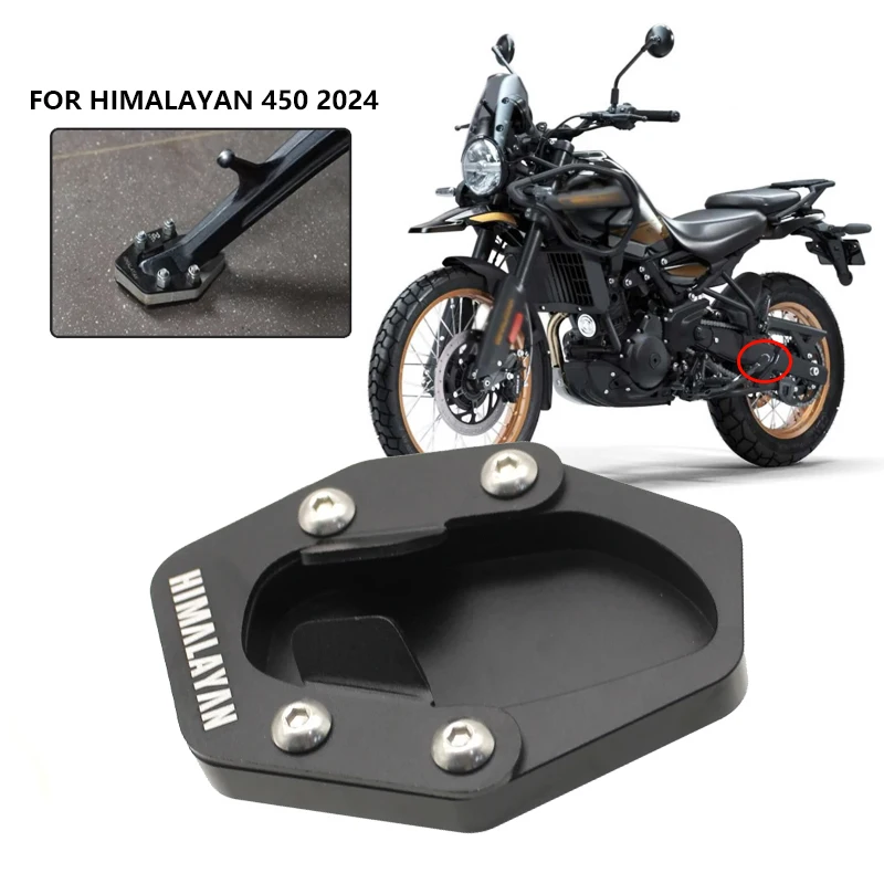 For Himalaya 450 HIMALAYAN 450 2024 2025 motorcycle enlarged bracket extension plate pad Foot side bracket accessories